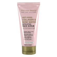 Precision Beauty Antienvelhecimento Colgeno e gua de Rosas Esfoliante Facial