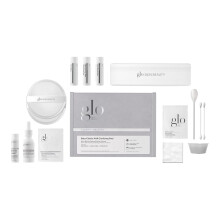 Glo Skin Beauty Beta-Clarity AHA Oczyszczajacy peeling | Poziom 2 Profesjonalny zestaw do peelingu w domu | Do rozjasniania i zluszczania naskrk