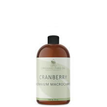 Reines Bio-Cranberry-Samenl (8 fl oz), rein und unraffiniert, kaltgepresst, roh, gentechnikfrei, spendet der Haut, dem Haar Feuchtigkeit und spendet