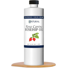 Zatural ROSA CANINA - Organiczny olejek z dzikiej rzy do paznokci i skry twarzy - Olejek z dzikiej rzy tloczony na zimno (16 uncji)