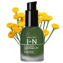 Intelligent Nutrients Liquid Green Oil Feuchtigkeitsspendendes Gesichts   l f   r strahlende Haut, organische, leichte Feuchtigkeitsbehandlung, vegan