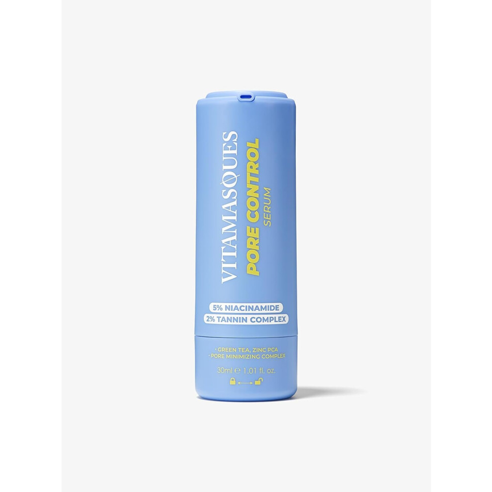 Vitamasques Pore Control Serum Niacinamide Pore Minimizing Sebum Control 101 Fl Oz