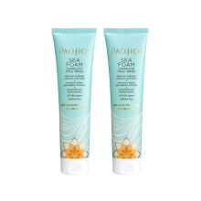 Pacifica Beauty Complete Face Wash, sanfter tglicher Gesichtsreiniger fr alle Hauttypen, entfernt Make-up-l und Schmutz, Meeresschaum, 142 ml, 2er