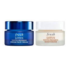 Crema da sogno idratante per la conservazione dei giovani di loto fresco e dimensioni di viaggio deluxe di idratazione profonda rosa .5 once / 15 ml