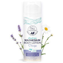 Lozione per il corpo del magnesio del Mar Morto Elefante naturale con lavanda e camomilla | 50 ml di nutrimento e idratante (150 ml)
