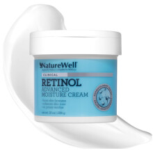 NATURE WELL Clinical Retinol Advanced Feuchtigkeitscreme fr Gesicht, Krper und Hnde, strkt die Hautfestigkeit, verbessert den Hautton, hinter