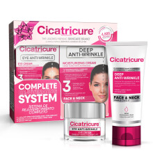Cicatricure Complete Rejuvating System Pacote de presente com dois cremes antirrugas faciais