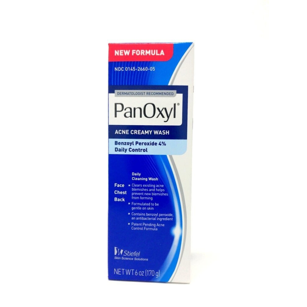 Panoxyl 4 Acne Creamy Wash 6Ounce