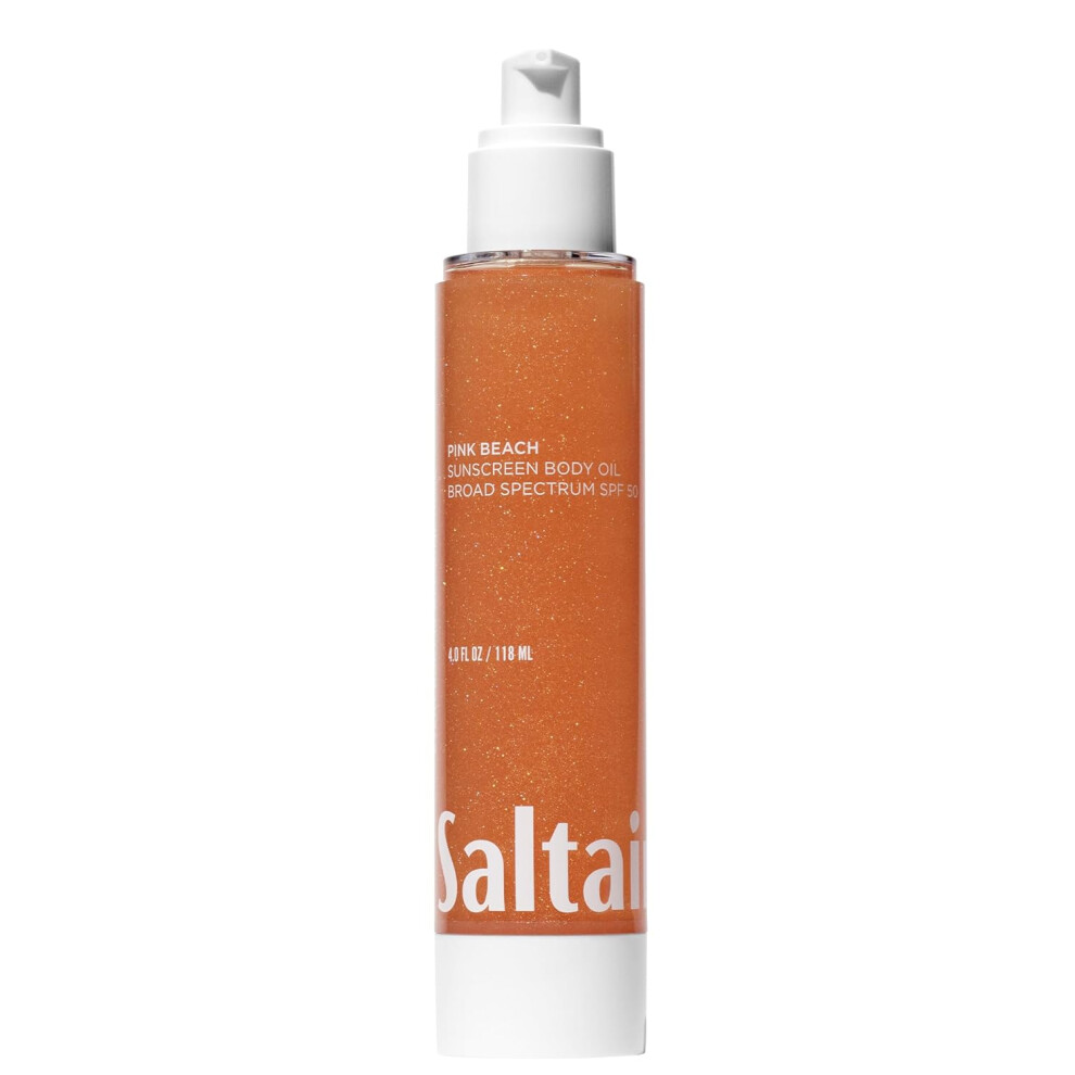 Saltair  Pink Beach SPF Body Oil  Broad Spectrum SPF 50 PA  Suncreen Body Oil