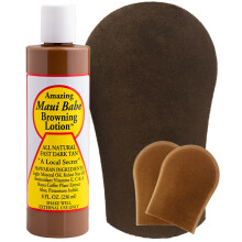 Maui Babe Browning Lotion  Outdoor-Brunungslotion 8 Unzen  Brunungshandschuhe fr Gesicht und Krper  Maui Babe Suntan Lotion  Brunungsformel