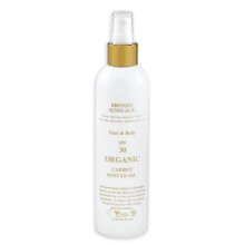 Bronzo Sensuale SPF 30 Sonnenschutz Schtzendes goldenes Brunungs-Bio-Karottenl 8,5 Unzen