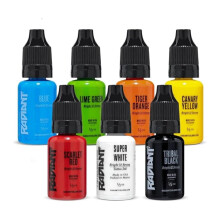 Tattoo Ink Radiant Colors 7 Color 12oz Primary Set  Made in The USA