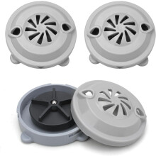 superbobi 3 stuks BF-004 Pipeless magnetische jetkopmotor vervanging voor LURACO jetmotor pedicure SPA-baden stoelonderdeel magnetische kop (4-pi