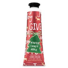 Bath and Body Works WINTER CANDY APPLE Shea Butter Hand Cream 1.0 Fluid Ounce (2018 Edition)