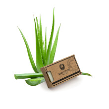 MAN & MANE Manestream pitkkestoinen miedon tuoksuinen aloe vera kehkukkapatukka kookosoliivipalmulla ja eteerisill ljyill - Luonnollinen ksinte