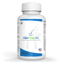 HairFirst XL: DHT Blocker Stopt haaruitval Dunner wordend kaalheid Bevordert nieuwe haargroei Voor mannen en vrouwen Alle haartypes 30 dagen voorraad