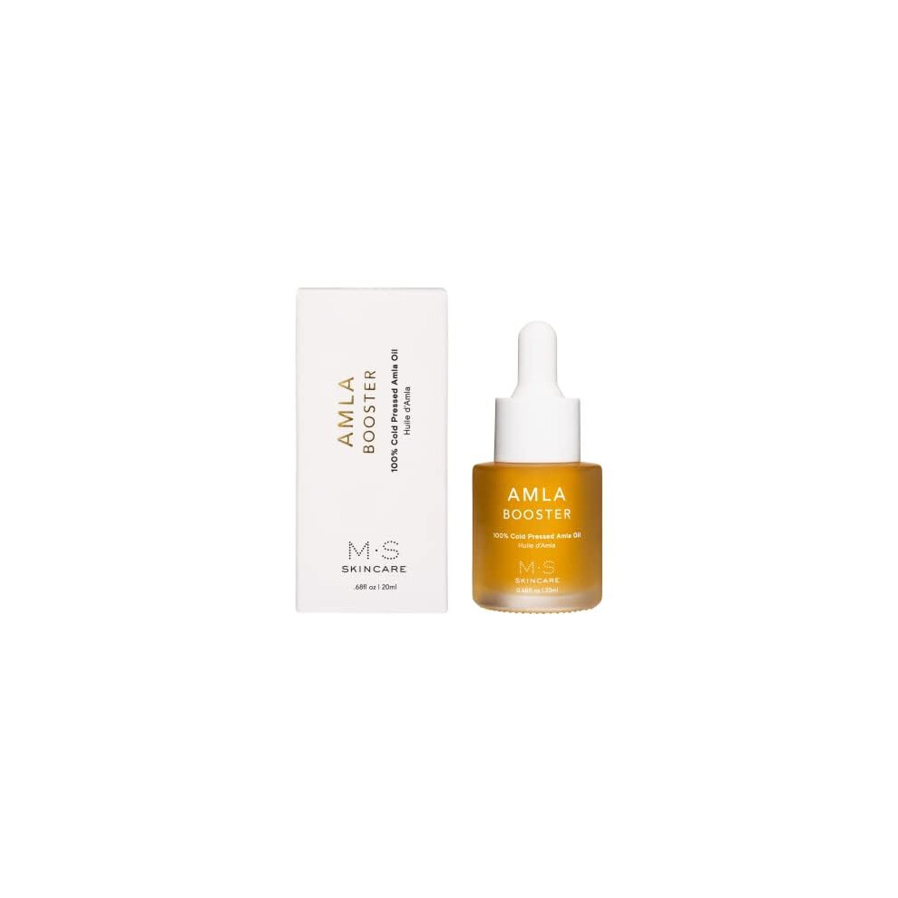 Amla Booster Oil 100 Cold Pressed Amla Oil Vegan Skincare 068 fl oz Glass Bottle