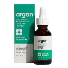 Natural Outcome, 100 % Kaltgepresstes Marokkanisches Arganöl, 1 oz (30 ml)