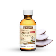 Fraktioniertes flssiges Kokosl von De La Cruz  Flssiges Kokosl fr Haut und Haar  Natrliche Feuchtigkeitscreme fr Haut und Haar  2 FL OZ