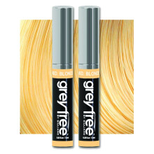 Coloration temporaire pour retouches de racines, couvrant les lignes grises, les sourcils, la moustache et la barbe, sans gris, lot de 2 (blond m