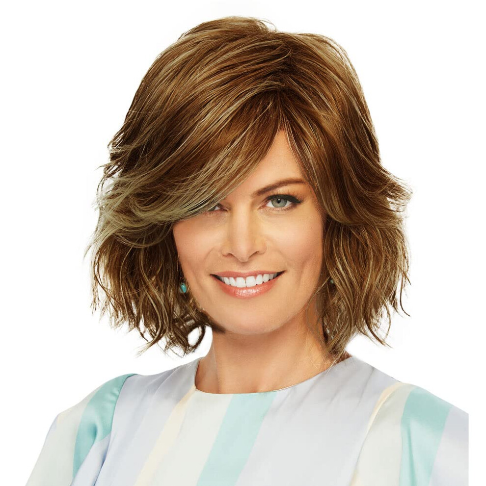 Gabor Visionary Full Volume Modern Cropped Bob Per Cke Von Hairuwear Average Cap Braun-Blond-image