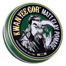 Kwan Yee Gor Strong Hold Matte Shine Hair Pomade 1.76oz voor mannenstyling