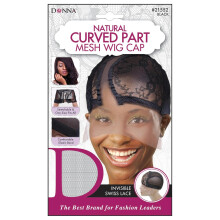 Donna Naturel Curved Pe   a Malha de peruca Capinha de peruca de peruca para mulheres Rede de cabelo