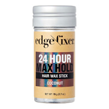 Red by Kiss Hair Wax Stick 24HR Max Hold Edge Fixer Edge Control Pomade Niet-plakkerige, niet-vette vlokvrije haarstylingwax 2,7 oz. (Kokosnoot)
