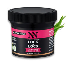 van NATUUR tot NATUURLIJK Lock in Locs Lock & Twist Vlechtgel 4 fl oz - Extra Hold Loc Braid & Twist Gel voor Locs Dreads Box Braids Retwist - Ex
