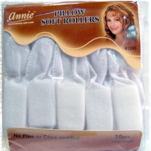 Annie Soft Pillow Rollers White #1248