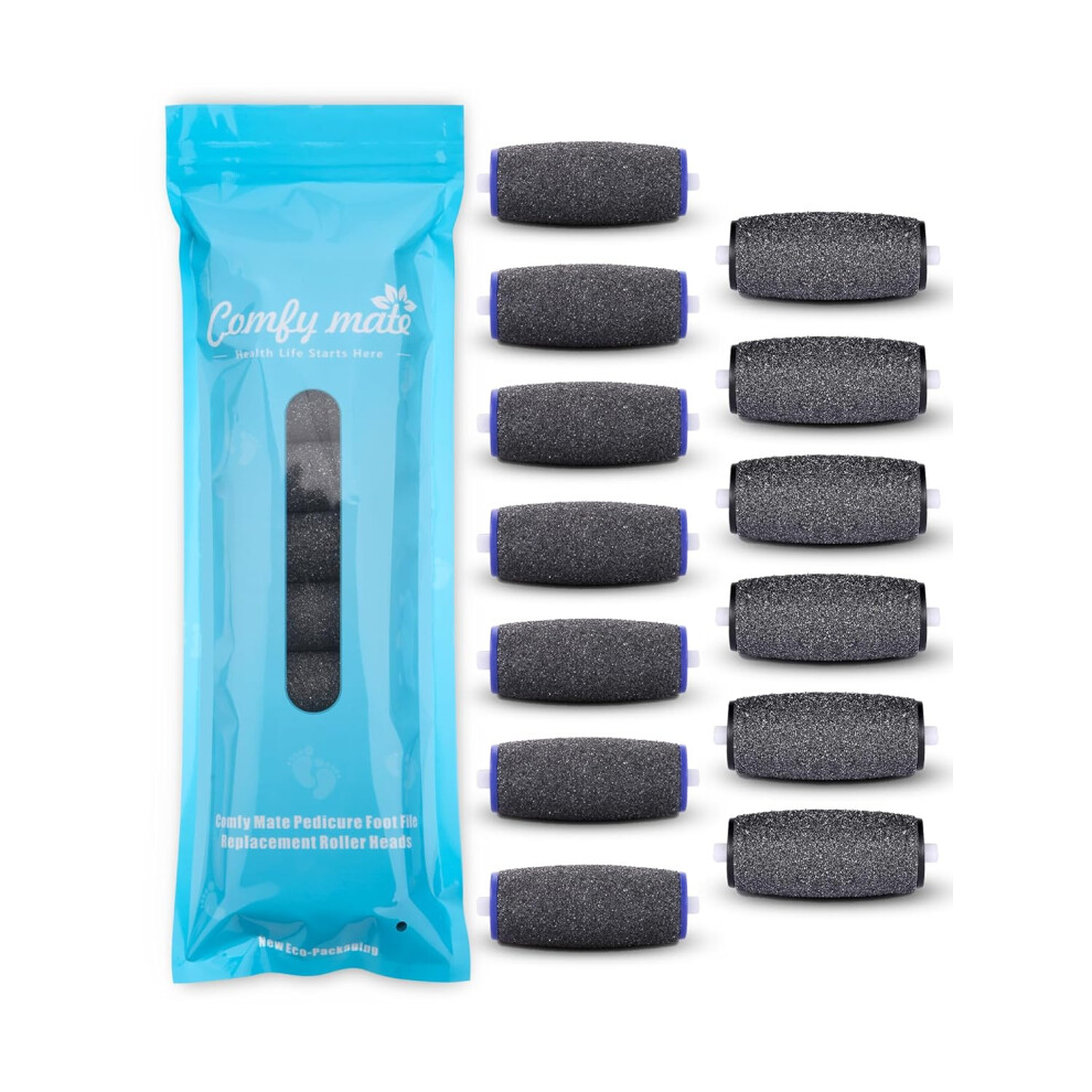Comfy Mate 13 Pack Replacement Rollers For Amope Pedi Perfect Refills Electronic Foot File6 Extra Coarse 7 Regular Coarse