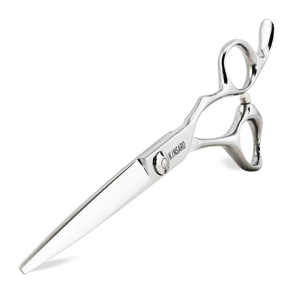 Kinsaro 6"""" Professional Hair Scissors Cutting Shears 440C Hair Cutting Scissors Haircut Scissors Sharp Barber Scissors Barber Shears Convex Edge