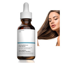 Hårväxtserum för tunnande hår, 30mL vegan flerpeptidserum för hårväxt, naturligt frizzserum för män och kvinnor.