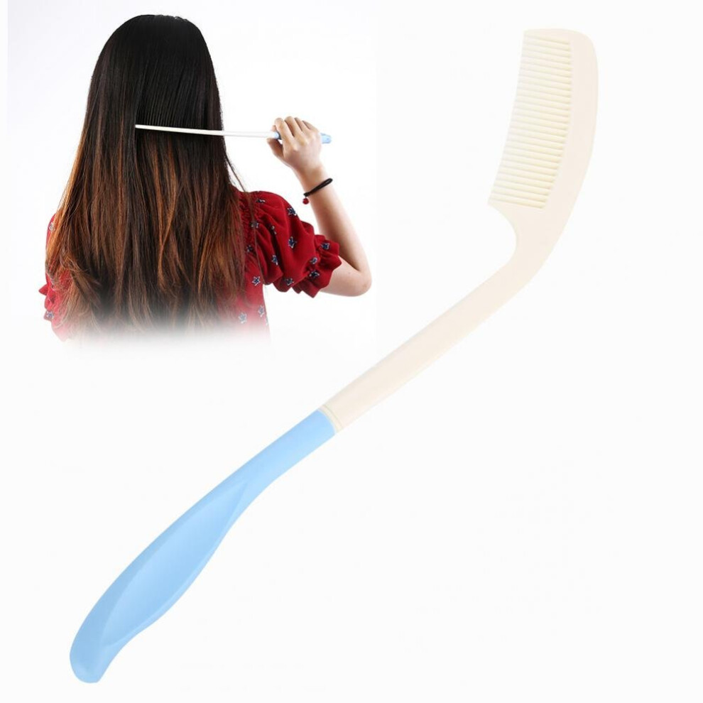 Semme Long Comb Set With Soft Brush Ergonomic Antislip Handle Hair Brush And Long Reach Comb Comb