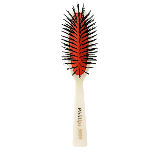 Philips Phillips Brush 3000 Dimensione della borsa Pennello per capelli cuscino con design floreale - Bianco