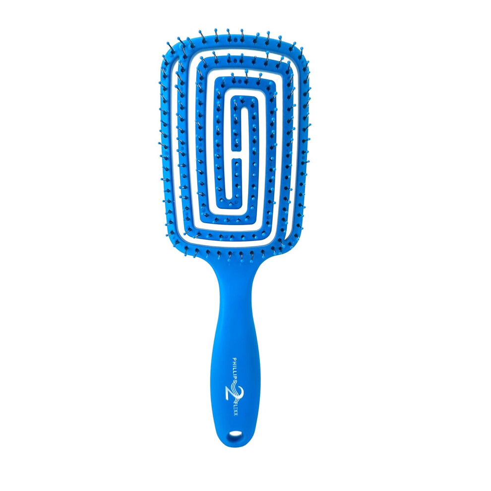 Phillips Brush Flexx 2 Vented Flexible Hair Brush Blow Out Blowdry Vent Flexible Brush for Frizzy Curly  Textured Hair
