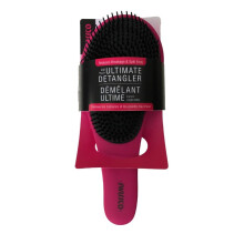 Swissco Soft Touch Detangling Hair Brush for Natural Curly Wet or Dry Hair Dark Deep Pink