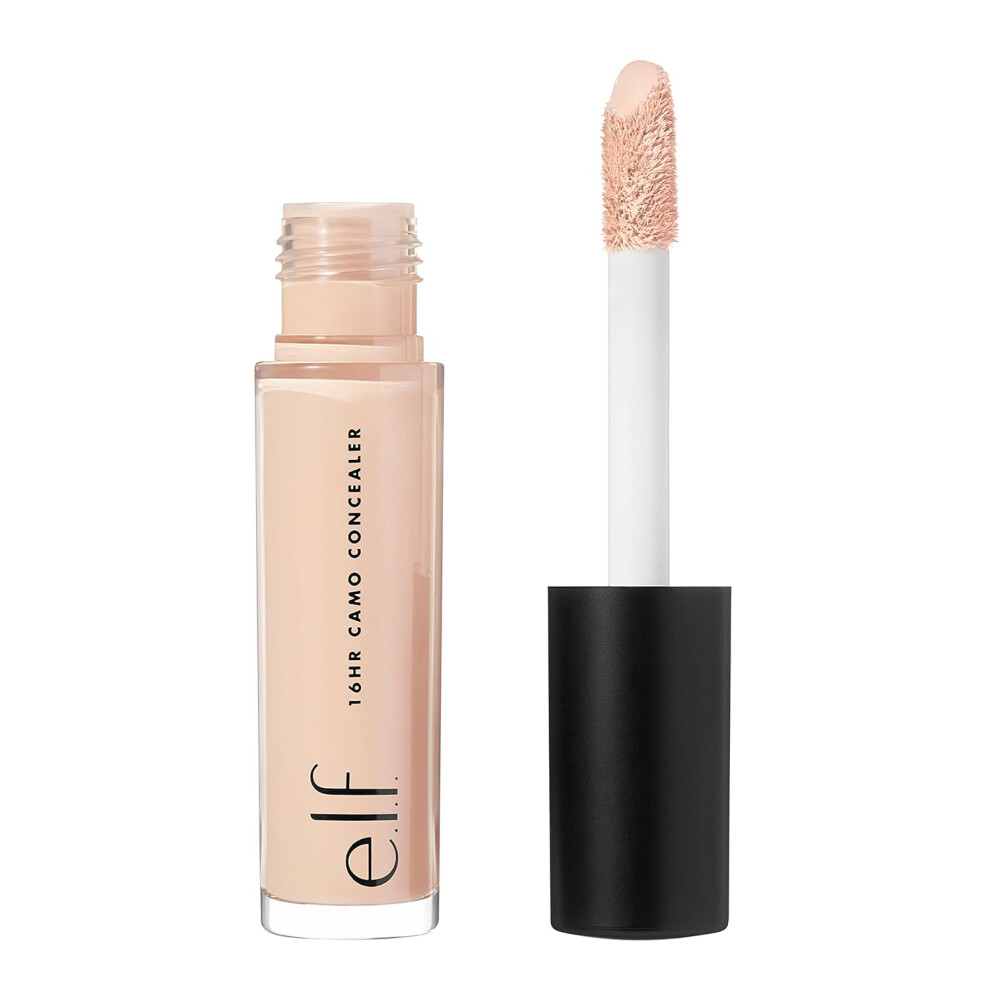 E.l.f. Golden Elf 16Hr Camo Concealer Full Coverage Highly Pigmented Matte Finish Medium 0203 Fl Oz 6Ml