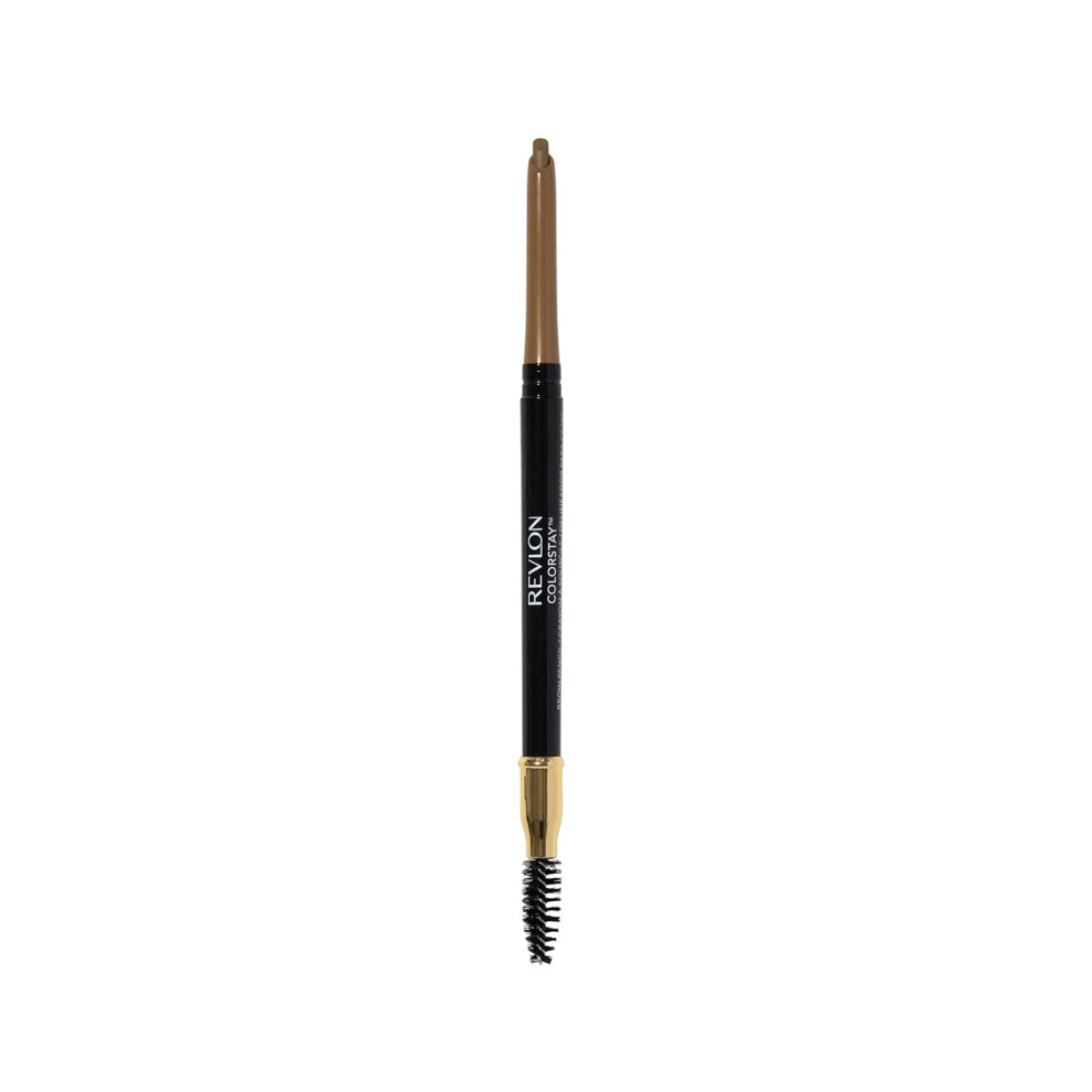 Revlon ColorStay Eyebrow Pencil with Spoolie Brush Waterproof Longwearing Angled Tip Applicator for Perfect Brows 205 Blonde 0021 oz