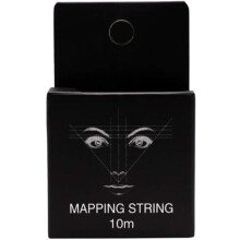 10m sort forudbundet kortlægning streng til øjenbryn Kortlægningstråd til øjenbryn Permanent Makeup Beauty and Personal Care