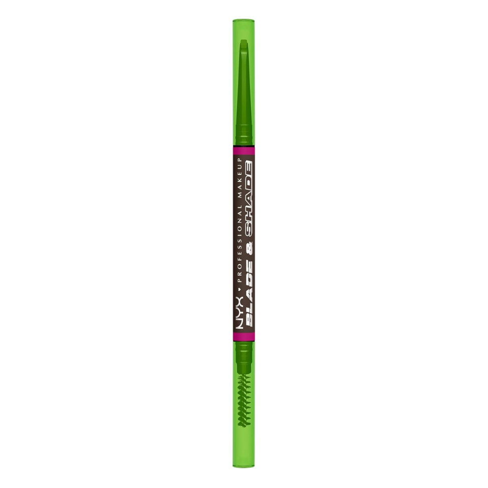 NYX PROFESSIONAL MAKEUP Blade  Shade Brow Pencil Nano Mechanical Eyebrow Pencil Up to 16HR Make Up Wear  Ash Brown