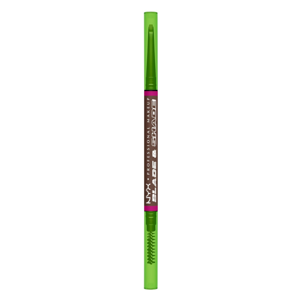 NYX PROFESSIONAL MAKEUP Blade  Shade Brow Pencil Nano Mechanical Eyebrow Pencil Up to 16HR Make Up Wear  Brunette