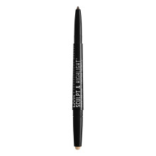 NYX PROFESSIONAL MAKEUP Sculpt and Highlight Brow Contour Lpiz para cejas Morena Crema
