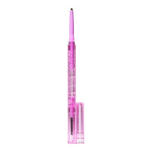 Kosas Brow Pop - Crayon à Sourcils Longue Durée, Double Face avec Huile de Ricin - Brun Noir