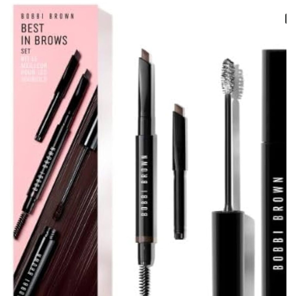 Bobbi Brown Best in Brows Set  LongWear Brow Pencil LongWear Brow Pencil Refill Espresso and Natural Brow Shaper