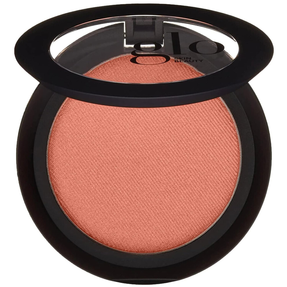 Glo Skin Beauty Blush Sandalwood Pressed Powder Blush For Cheeks High Pigment Mineral Face Makeup Creates A Natural Healthy Glow