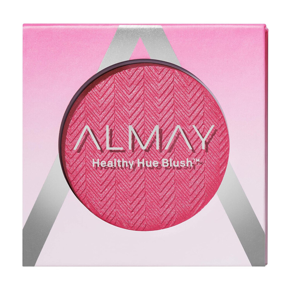 Almay Pink Blush Face Makeup High Pigment Powder Healthy Hue Hypoallergenic 300 Flush 032 Oz