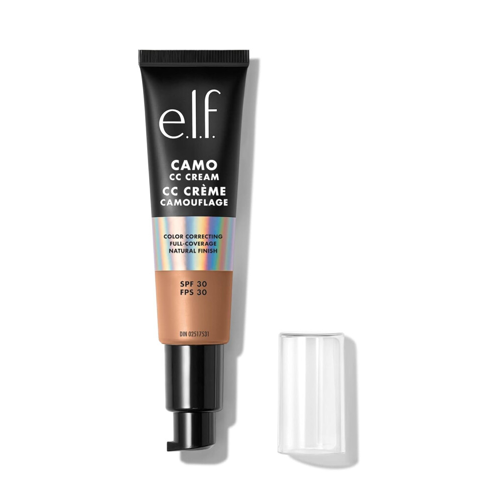 elf Camo CC Cream SPF 30 ColorCorrecting MediumToFull Coverage Face Foundation Delivers An Airbrushed Finish Vegan  CrueltyFree Medium 375 N