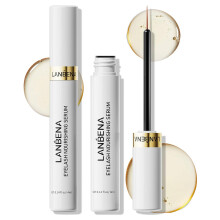 LANBENA Lash Serum Rapid Eyelash Growth Serum Lash Serum for Eyelash Growth Thickness Stronger Healthier Lashes Brows 4ml
