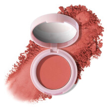 Mally Beauty Bulletproof Powder Blush  Confident Coral  LongLasting Flush of Color  Compact Blush Powder Makeup  Matte Finish
